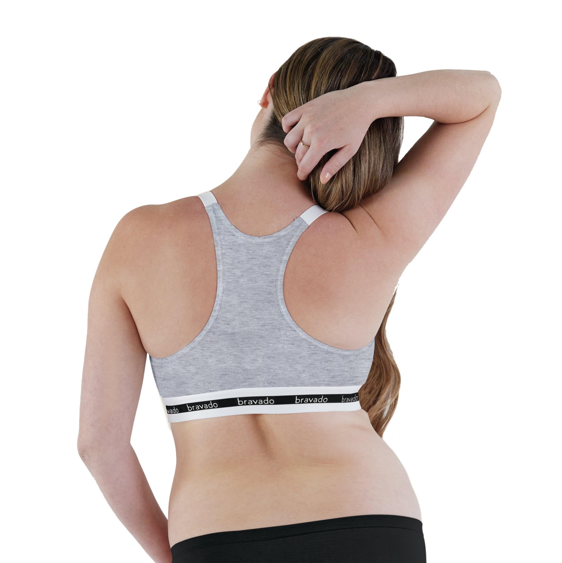 Bravado Original Full Cup Nursing Bra Heather Gray - Donna Bruschi, IBCLC