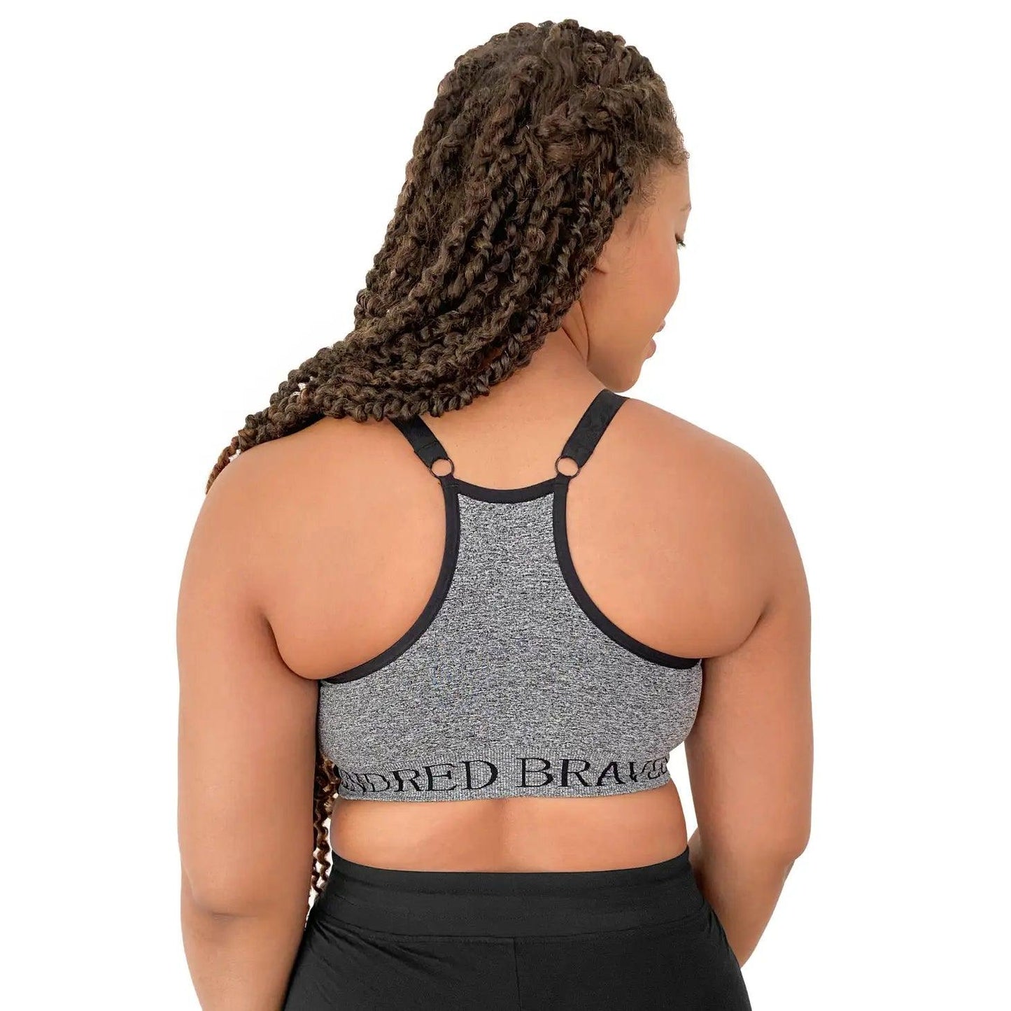 Kindred Bravely Sublime® Low Impact Nursing & Maternity Sports Bra Grey Heather - Donna Bruschi, IBCLC