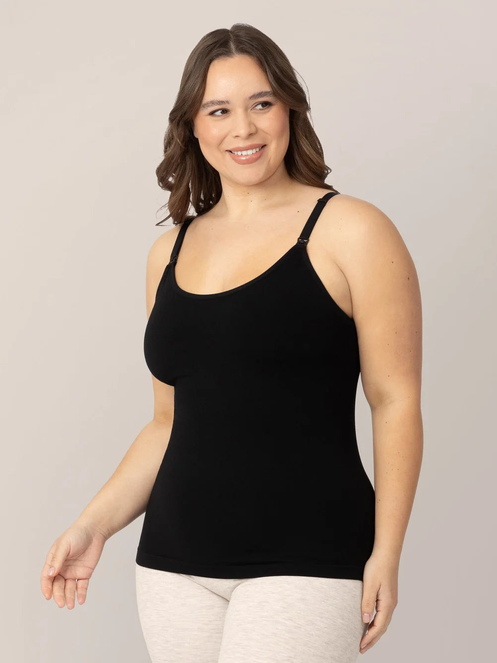 Kindred Bravely Sublime® Bamboo Nursing & Maternity Tank | Black - Donna Bruschi, IBCLC