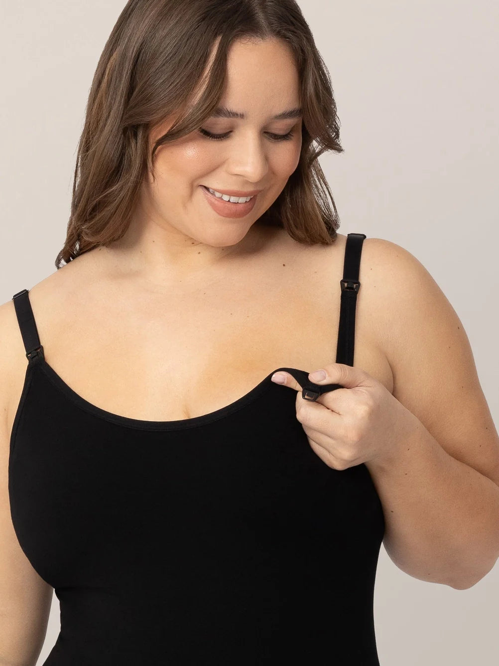 Kindred Bravely Sublime® Bamboo Nursing & Maternity Tank | Black - Donna Bruschi, IBCLC