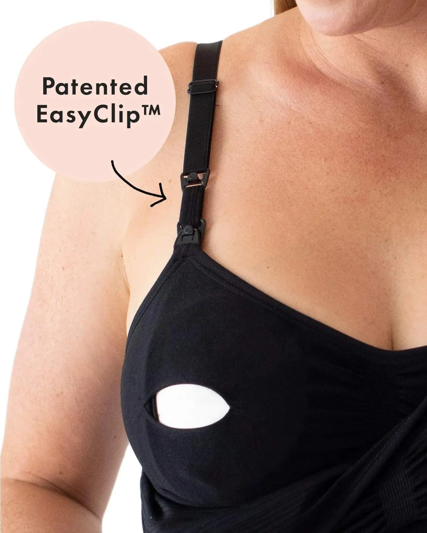 Kindred Bravely Sublime® Hands-Free Pumping & Nursing Tank | Black - Donna Bruschi, IBCLC