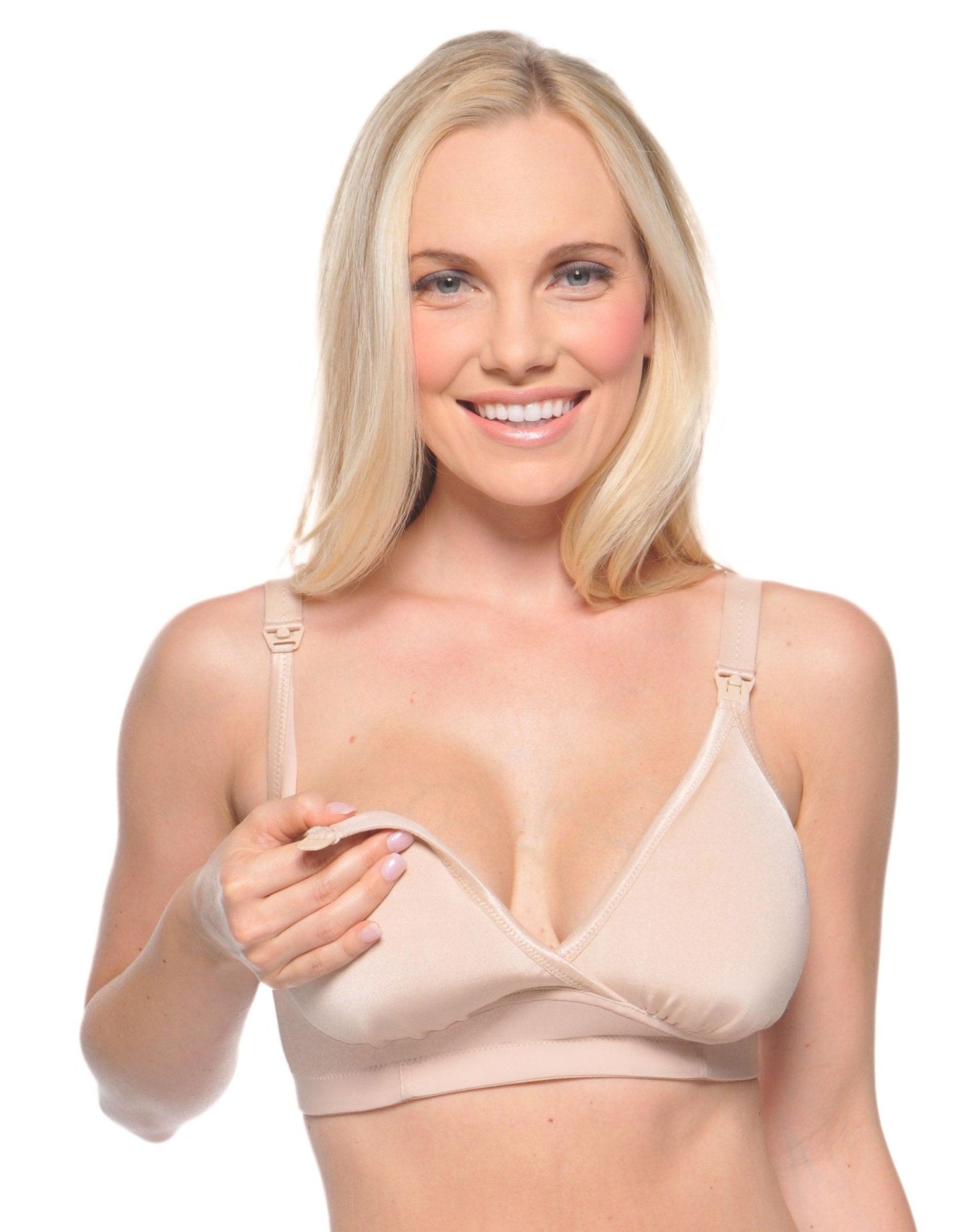 Melinda G Smoothly Divine Tee-Shirt Soft-Cup Nursing Bra with Removable Pads 2175 - Donna Bruschi, IBCLC