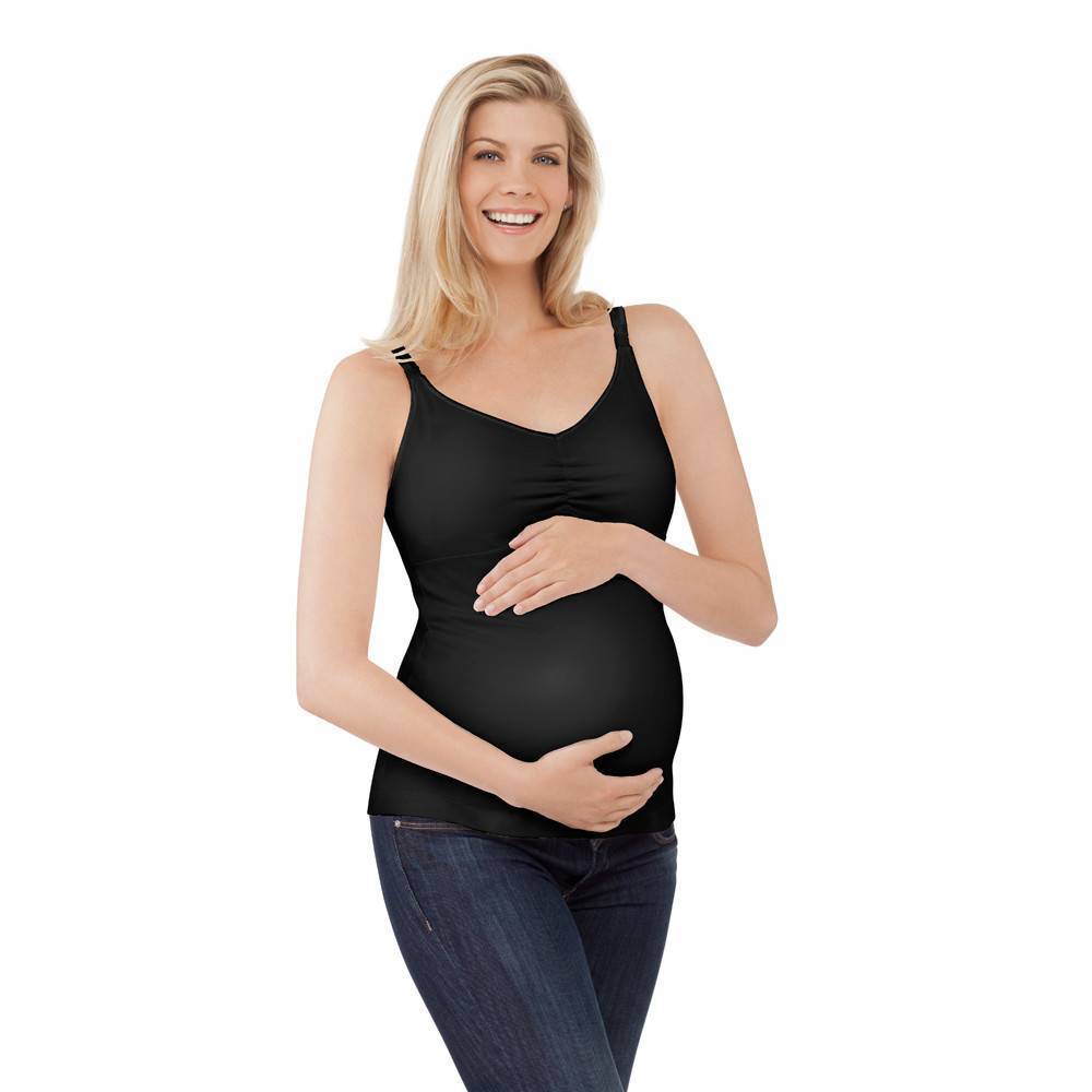 Bravado Essential Nursing Tank Black - Donna Bruschi, IBCLC