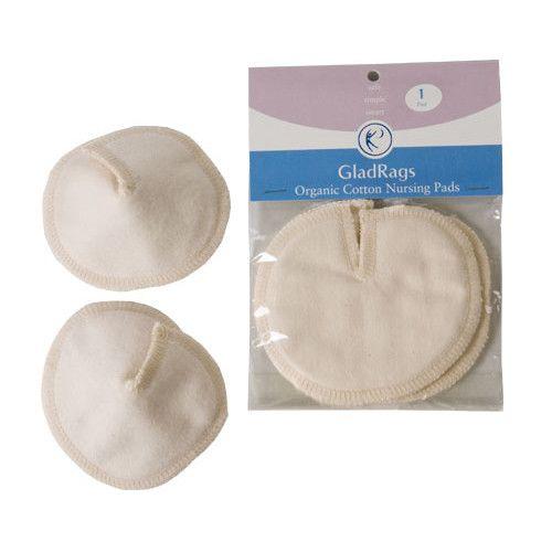 Glad Rags Organic Unbleached Cotton Nursing Pads - Donna Bruschi, IBCLC