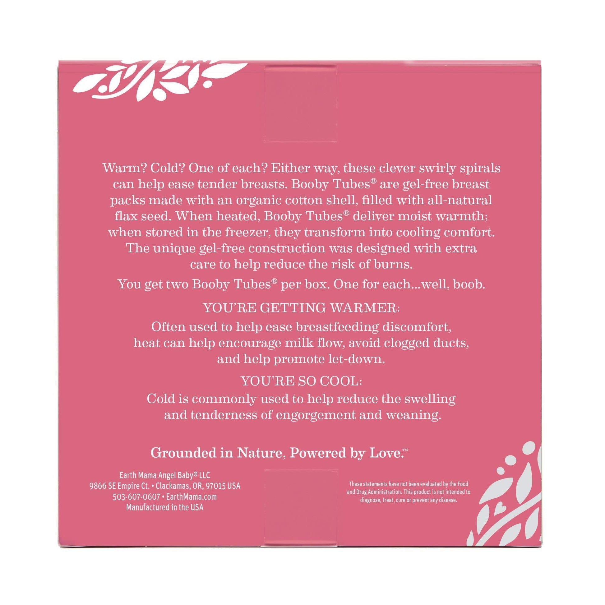 Earth Mama Organics Booby Tubes - Donna Bruschi, IBCLC