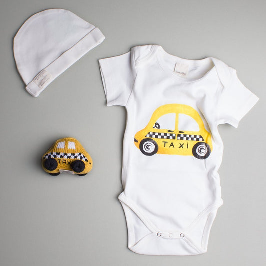 Estella Organic Jersey Baby Gift Set - Taxi - 0-3 M - Donna Bruschi, IBCLC