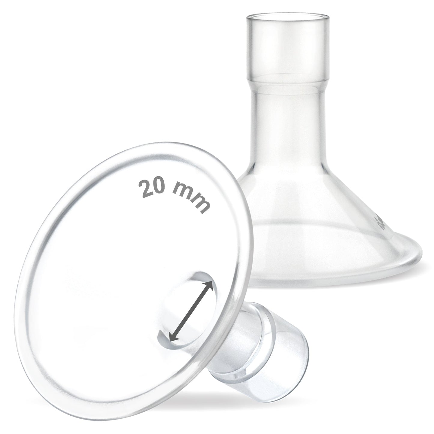 Maymom MyFit Classic Series Half Flanges for Breast Pumps - 2 pc - New Baby New Paltz