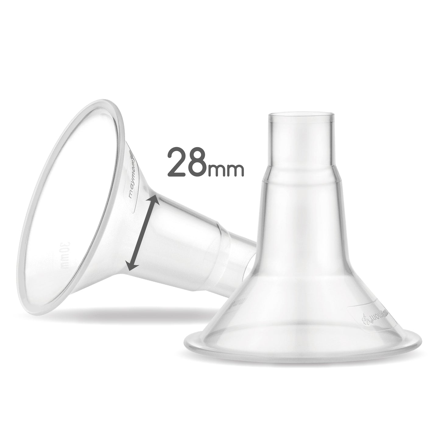 Maymom MyFit Classic Series Half Flanges for Breast Pumps - 2 pc - New Baby New Paltz