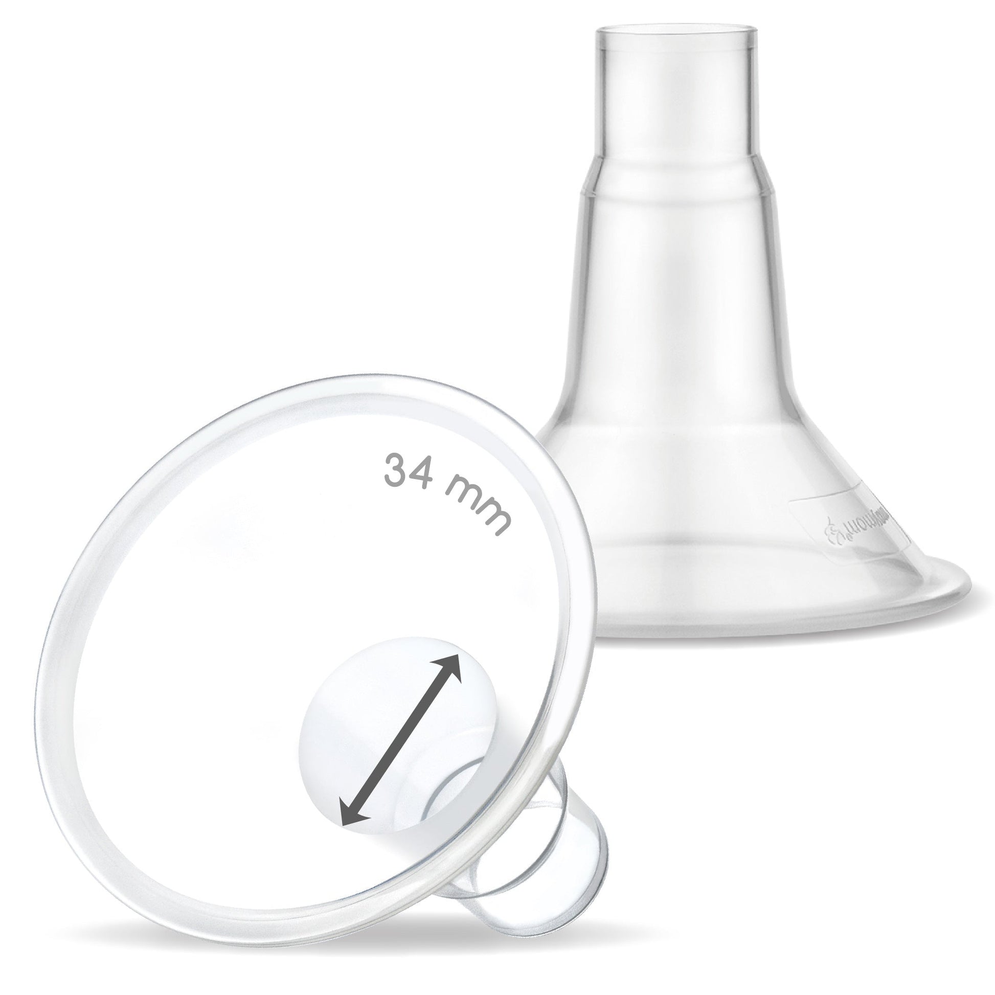 Maymom MyFit Classic Series Half Flanges for Breast Pumps - 2 pc - New Baby New Paltz