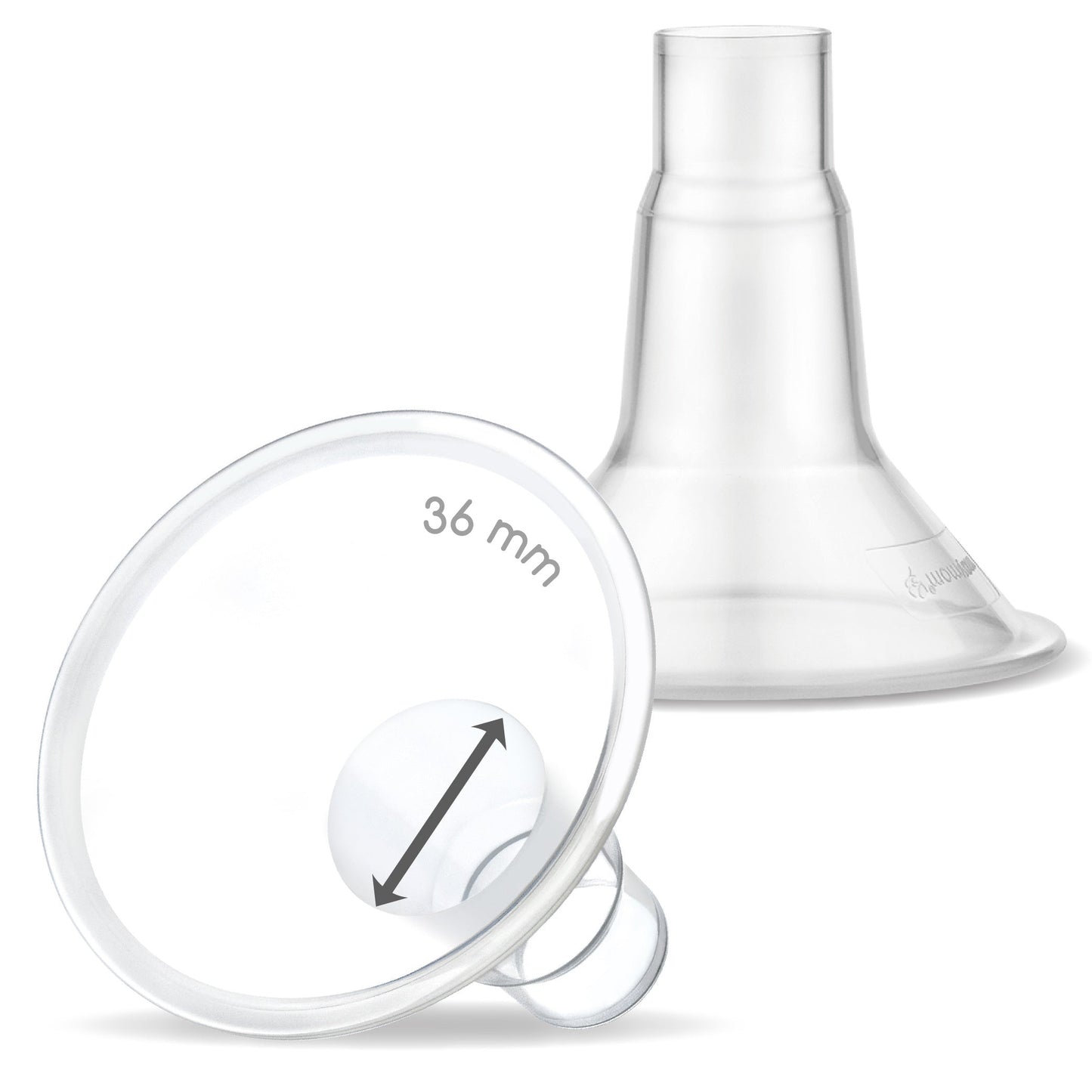 Maymom MyFit Classic Series Half Flanges for Breast Pumps - 2 pc - New Baby New Paltz