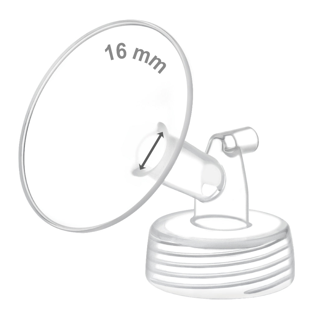 Maymom Wide Mouth Pump Flange (single) compatible w/Spectra S1/S2 Pumps; One Piece Wide Mouth Flange - New Baby New Paltz