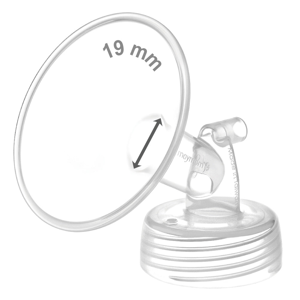 Maymom Wide Mouth Pump Flange (single) compatible w/Spectra S1/S2 Pumps; One Piece Wide Mouth Flange - New Baby New Paltz