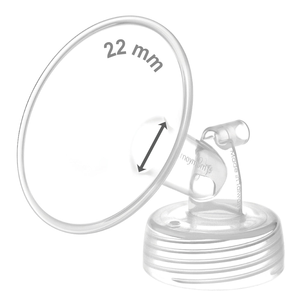 Maymom Wide Mouth Pump Flange (single) compatible w/Spectra S1/S2 Pumps; One Piece Wide Mouth Flange - New Baby New Paltz