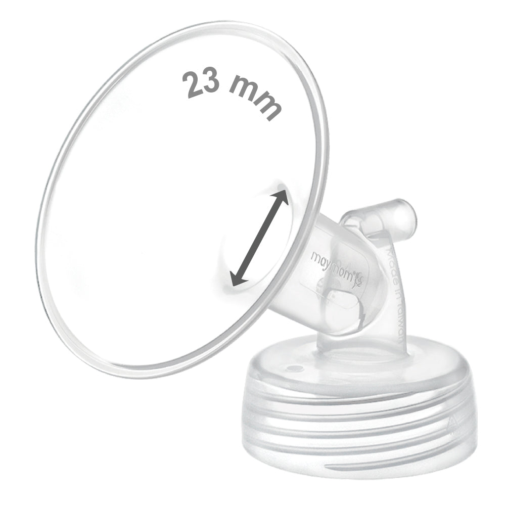 Maymom Wide Mouth Pump Flange (single) compatible w/Spectra S1/S2 Pumps; One Piece Wide Mouth Flange - New Baby New Paltz