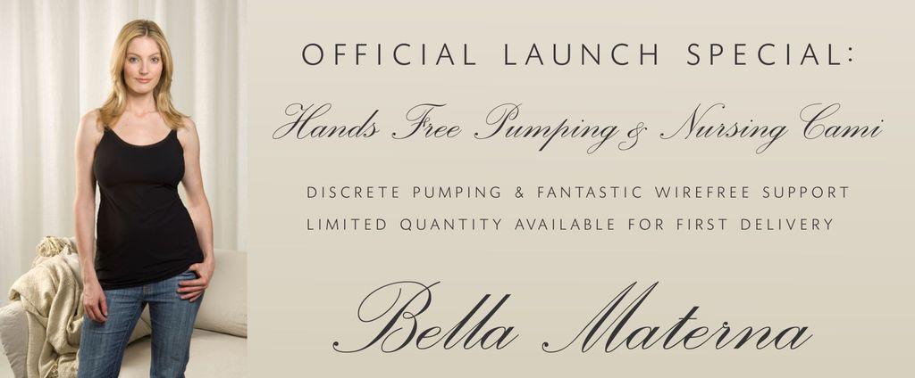 Bella Materna Choice Cami Black - New Baby New Paltz