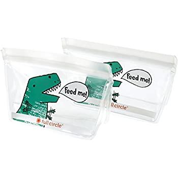 Full Circle Ziptuck Reusable Snack Bags Set of 2