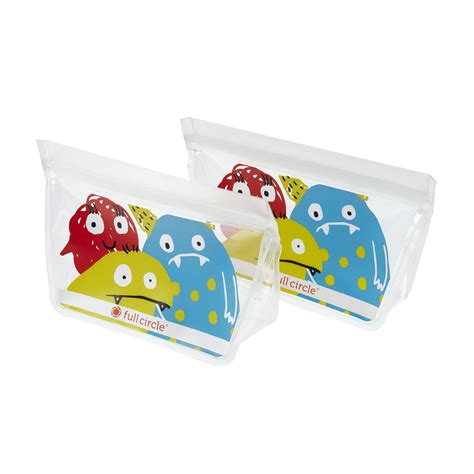 Full Circle Ziptuck Reusable Snack Bags Set of 2
